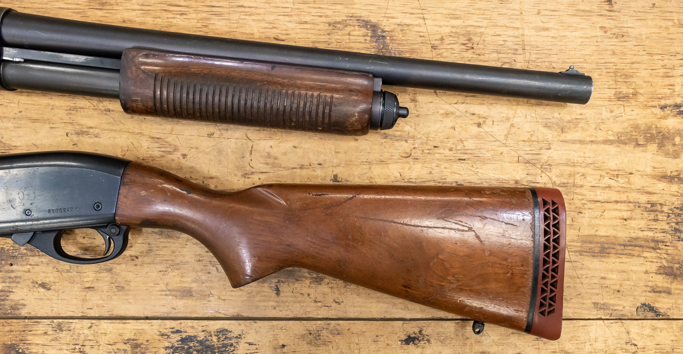 REMINGTON 870 Police Magnum 12 Gauge Police Trade-In Shotguns with Wood Stock